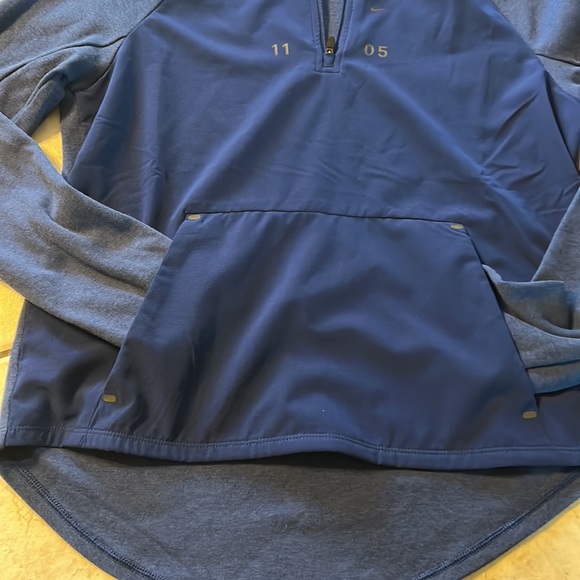 Nike -blue -golf pullover -quarter zip- - Picture 3 of 5